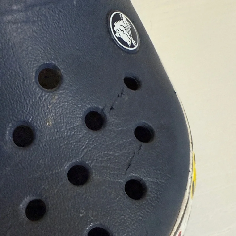 CROCS Fun Lab Disney Navy and Red Clogs with Fun Print